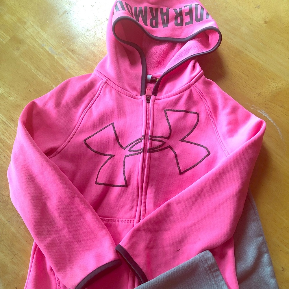 Girls Under Armour track suit